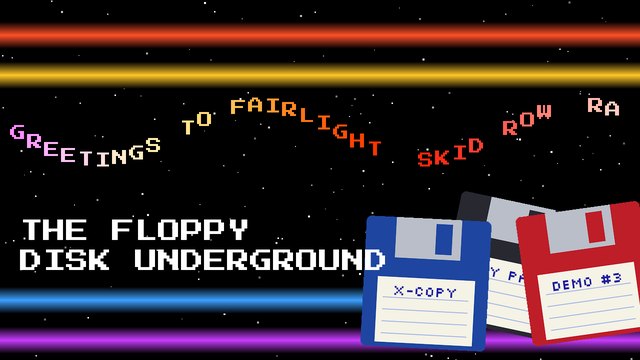 The Floppy Disk Underground, a screen from the retro teardown
