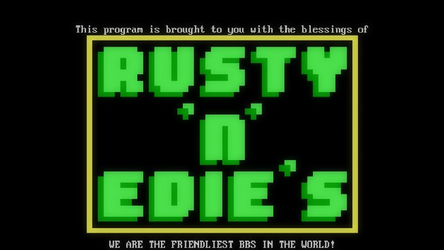 Rusty n Edie's Tribute, a screen from the retro remake